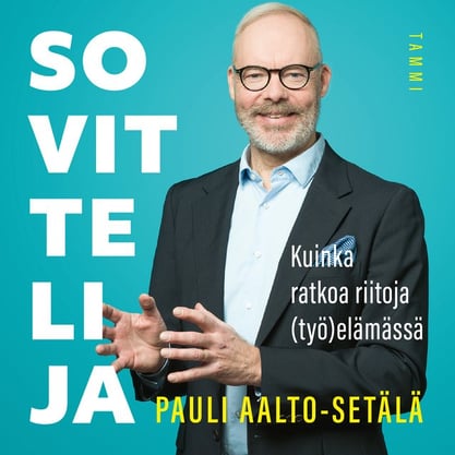 Pauli Aalto-Setälä Sovittelija-kirjan kannessa