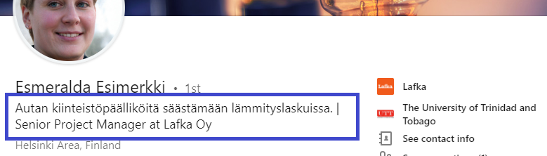 Headline tiivistää pihvin